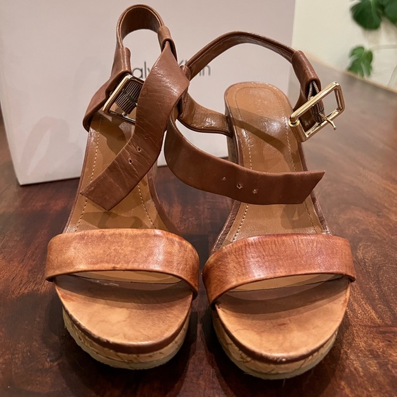 Calvin Klein leather wedges - Picture 5 of 5
